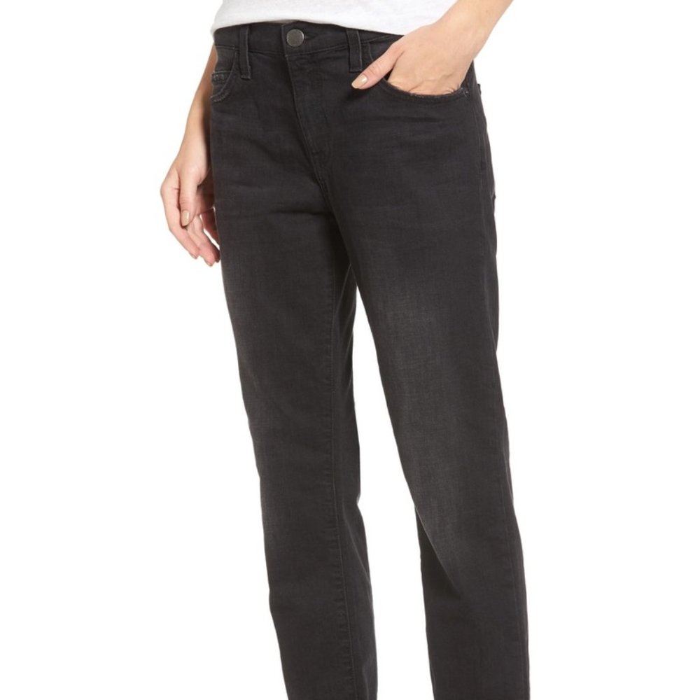 Current/Elliott | The Fling Boyfriend Straight Leg Jeans Charcoal Size XS 0/2 24